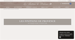 Desktop Screenshot of finitions-de-provence.com