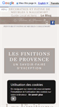 Mobile Screenshot of finitions-de-provence.com